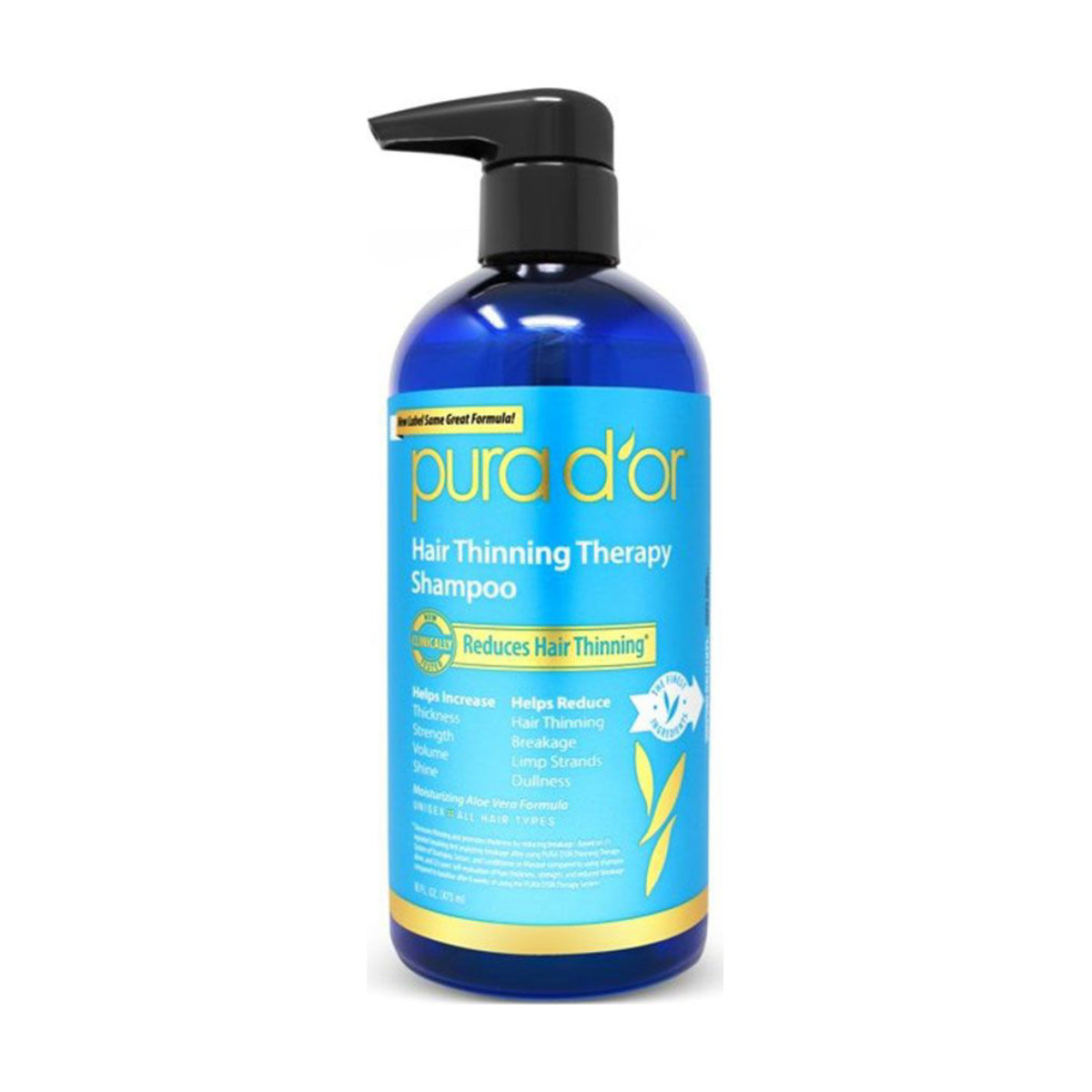 PURA D'OR Hair Thinning Therapy Shampoo