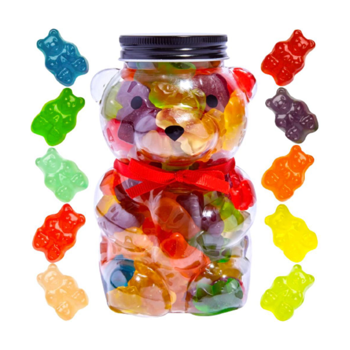 Purple Plum Luxury Gourmet Gummy Bars Jar