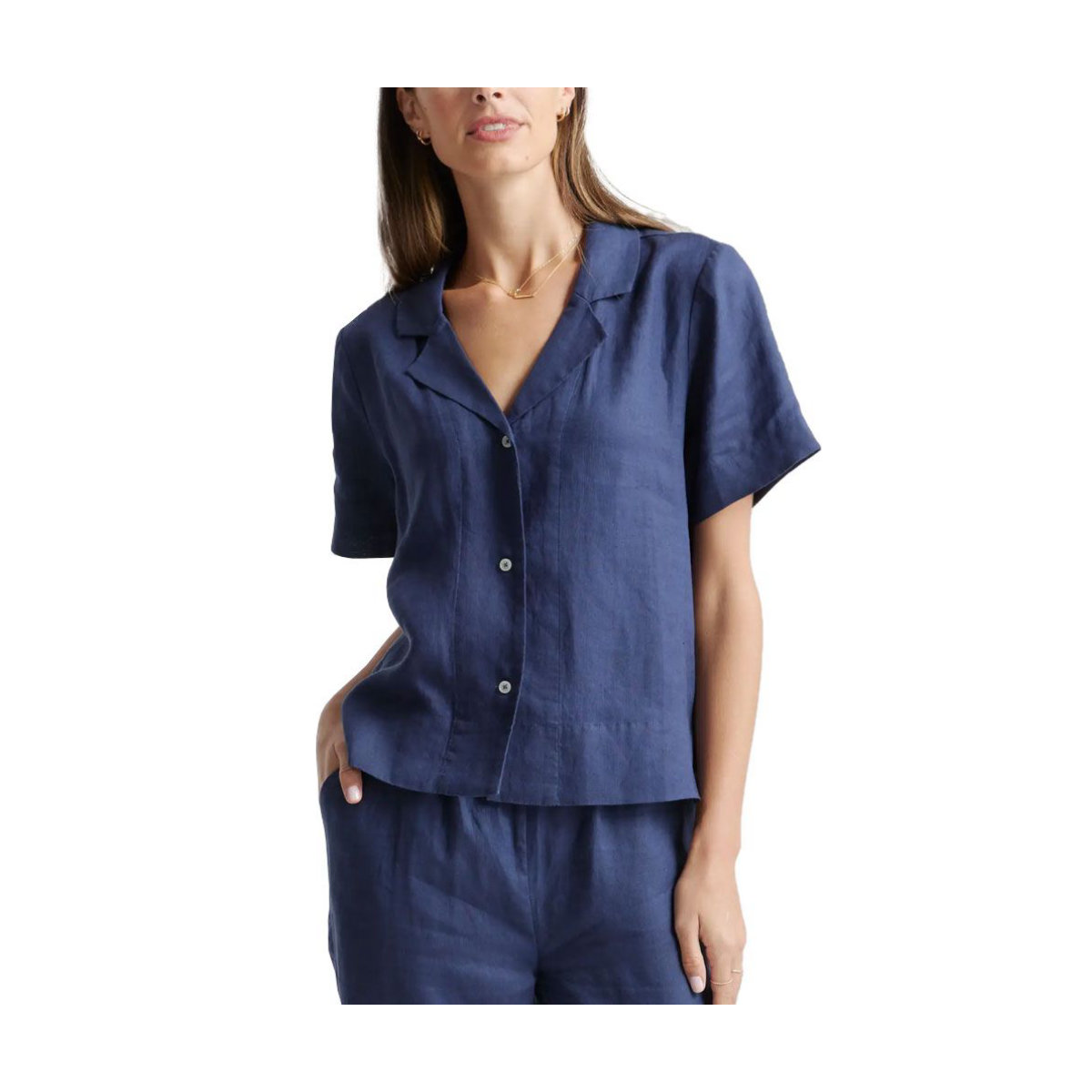 Quince Linen Short Sleeve Shirt