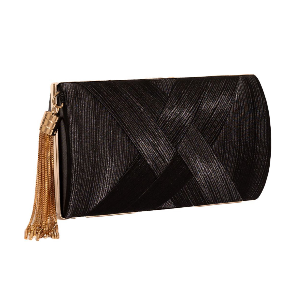 Raas Black & Gold Clutch