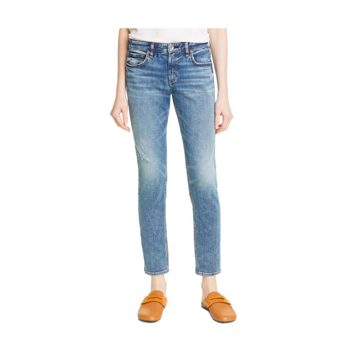 Rag & Bone Dre Low Rise Slim Boyfriend Jeans