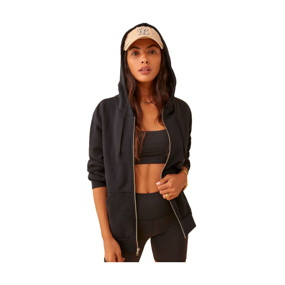 Reformation Paige Zip Hoodie