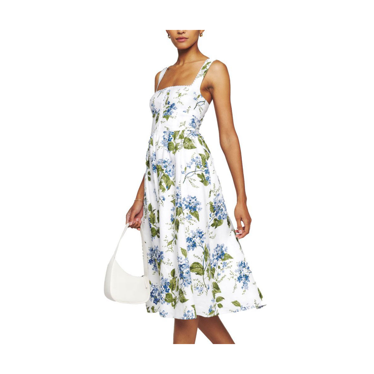 Reformation Tagliatelle Linen Dress