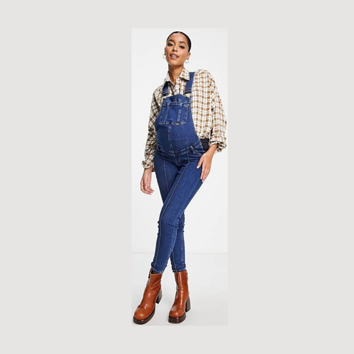 River Island Maternity Skinny Overalls