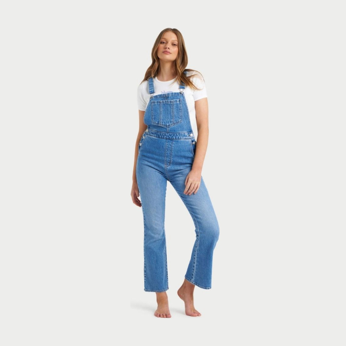Rolla's Dusters Crop Bootcut Overalls