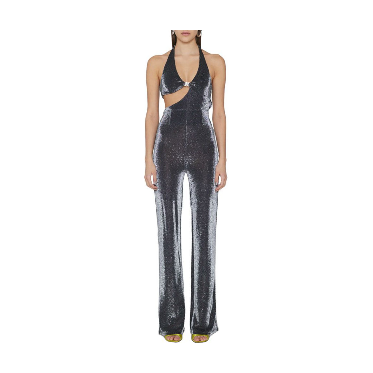 Rotate Birger Christensen Metallic Cut-Out Jumpsuit