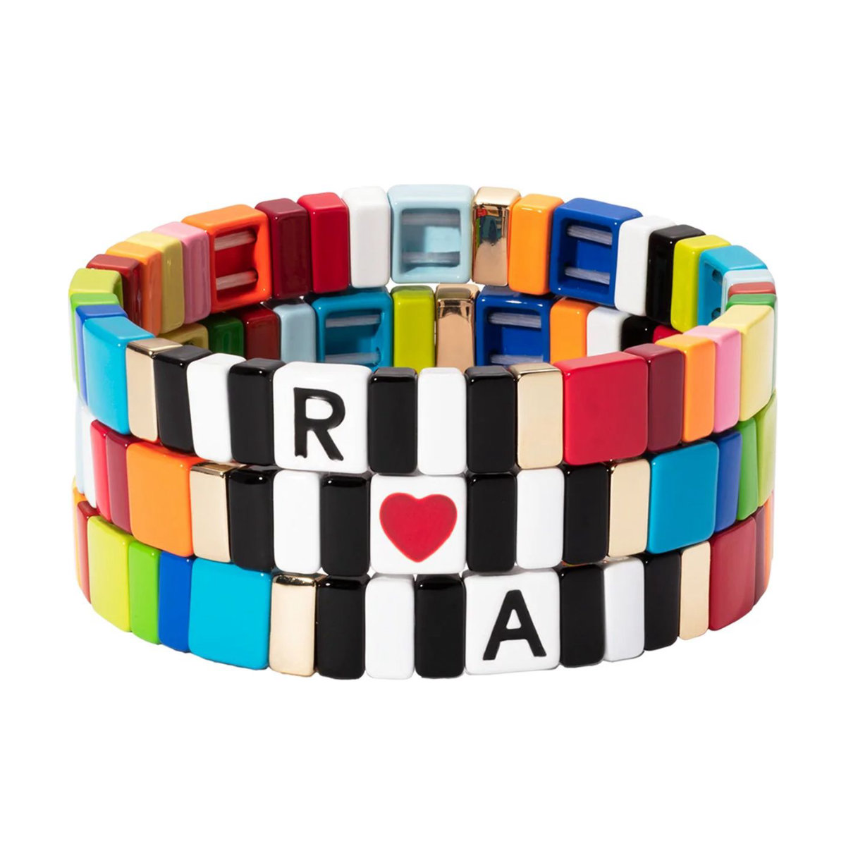 Roxanne Assoulin Alphabet Soup Enamel Bracelet