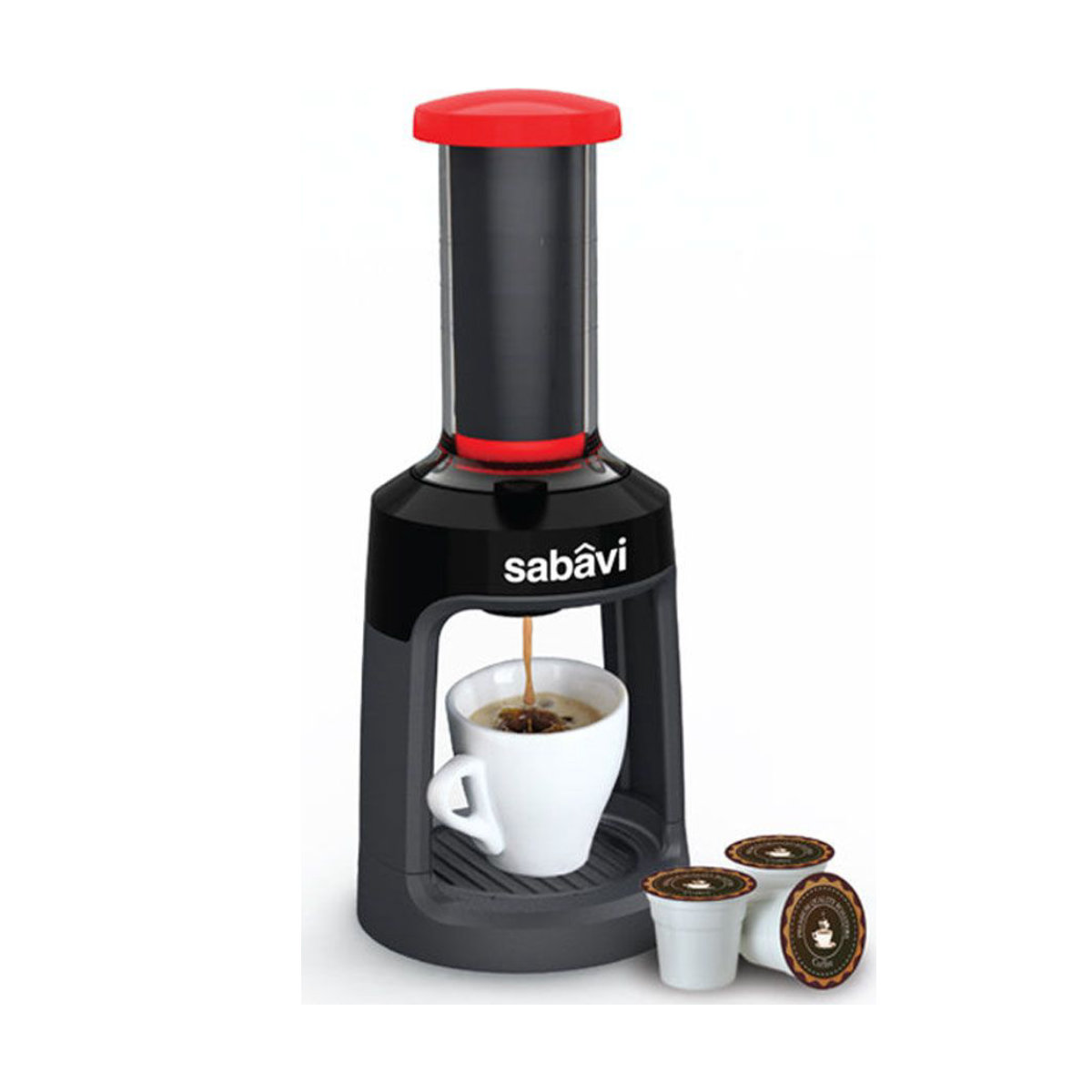 Sabavi Manual K-Cup Coffee Press/Brewer