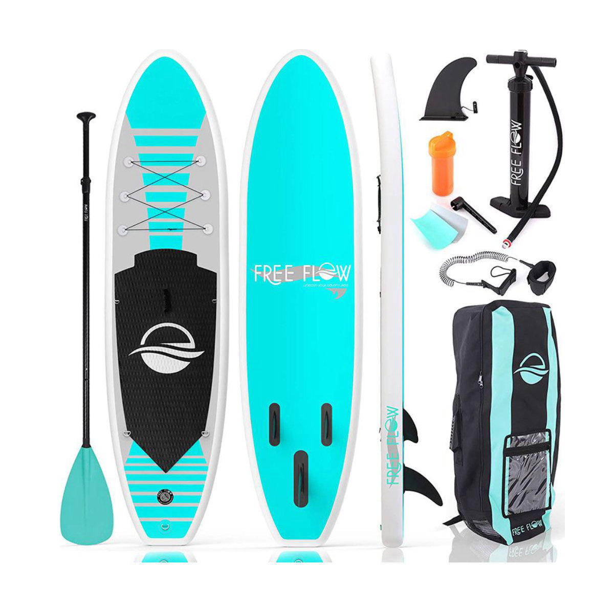 SereneLife Inflatable Stand Up Paddle Board