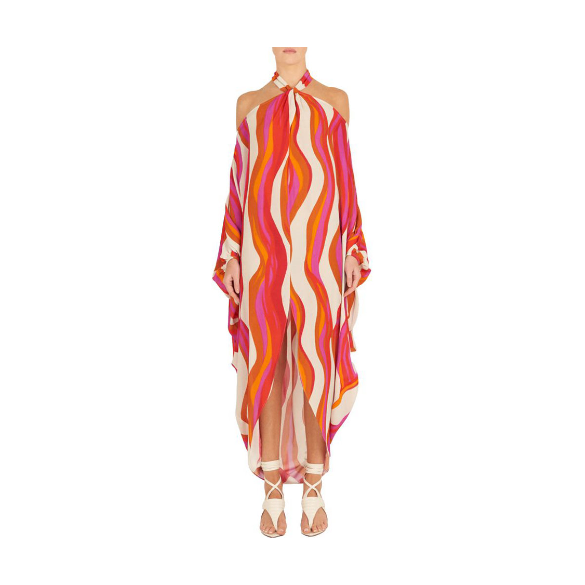 Silvia Tcherassi Jacqueline Printed Kaftan Dress