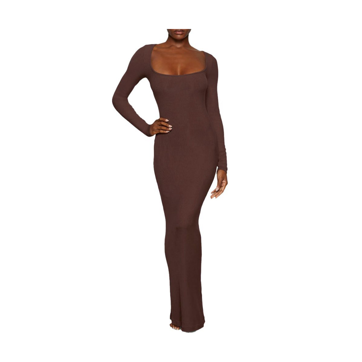 SKIMS Soft Lounge Long Sleeve Dress