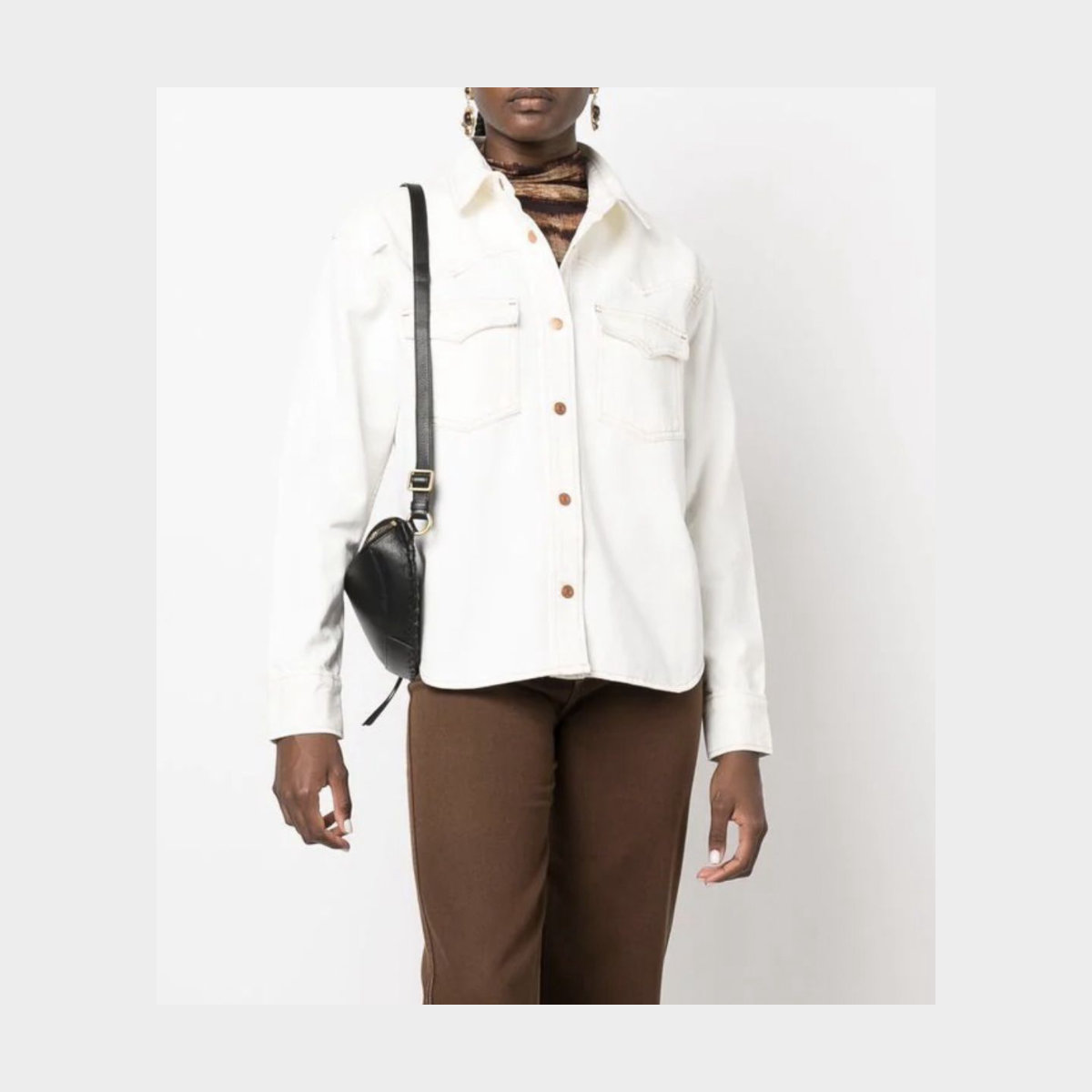 SLVRLAKE Button-Down Denim Jacket