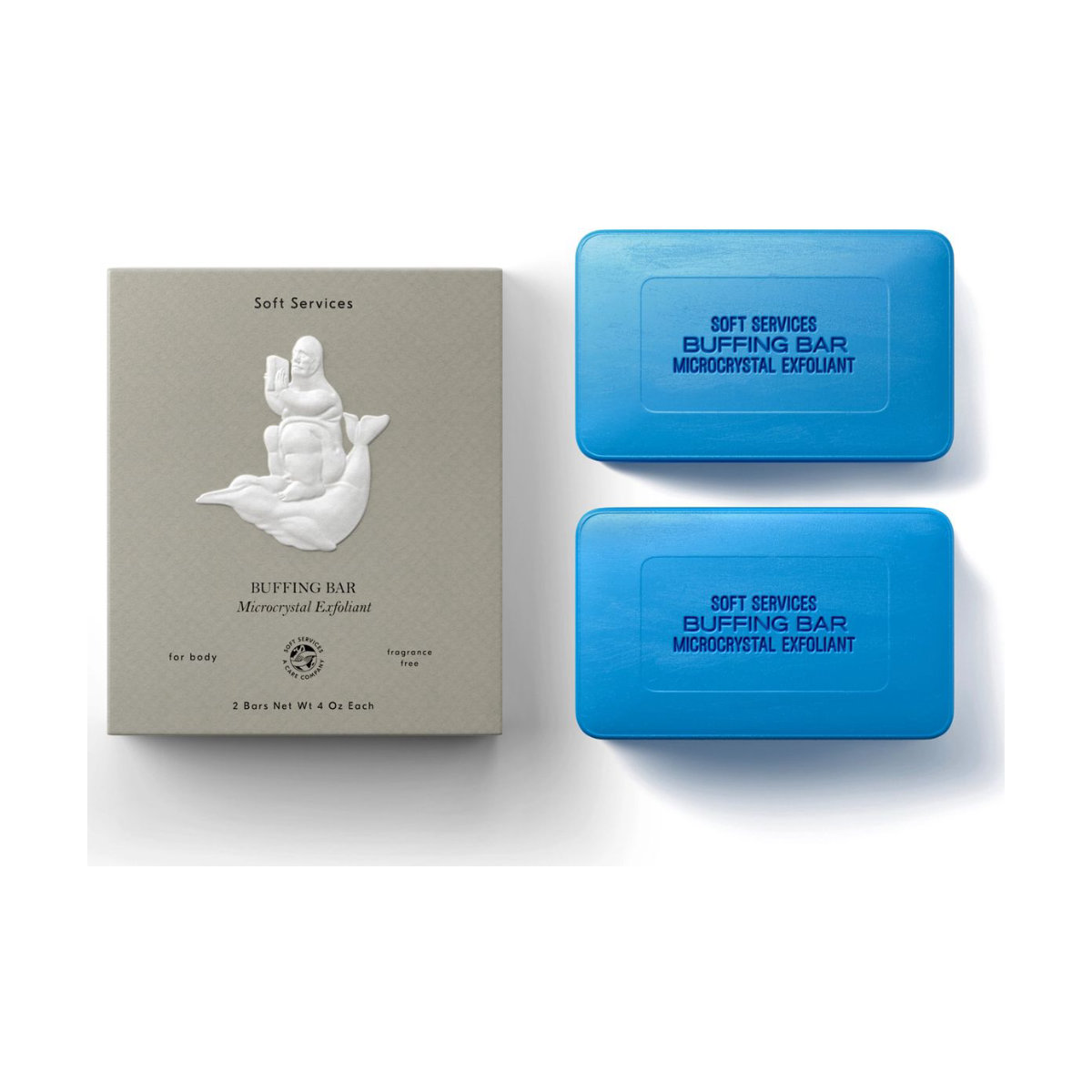 Soft Services Buffing Bar Microcrystal Exfoliant