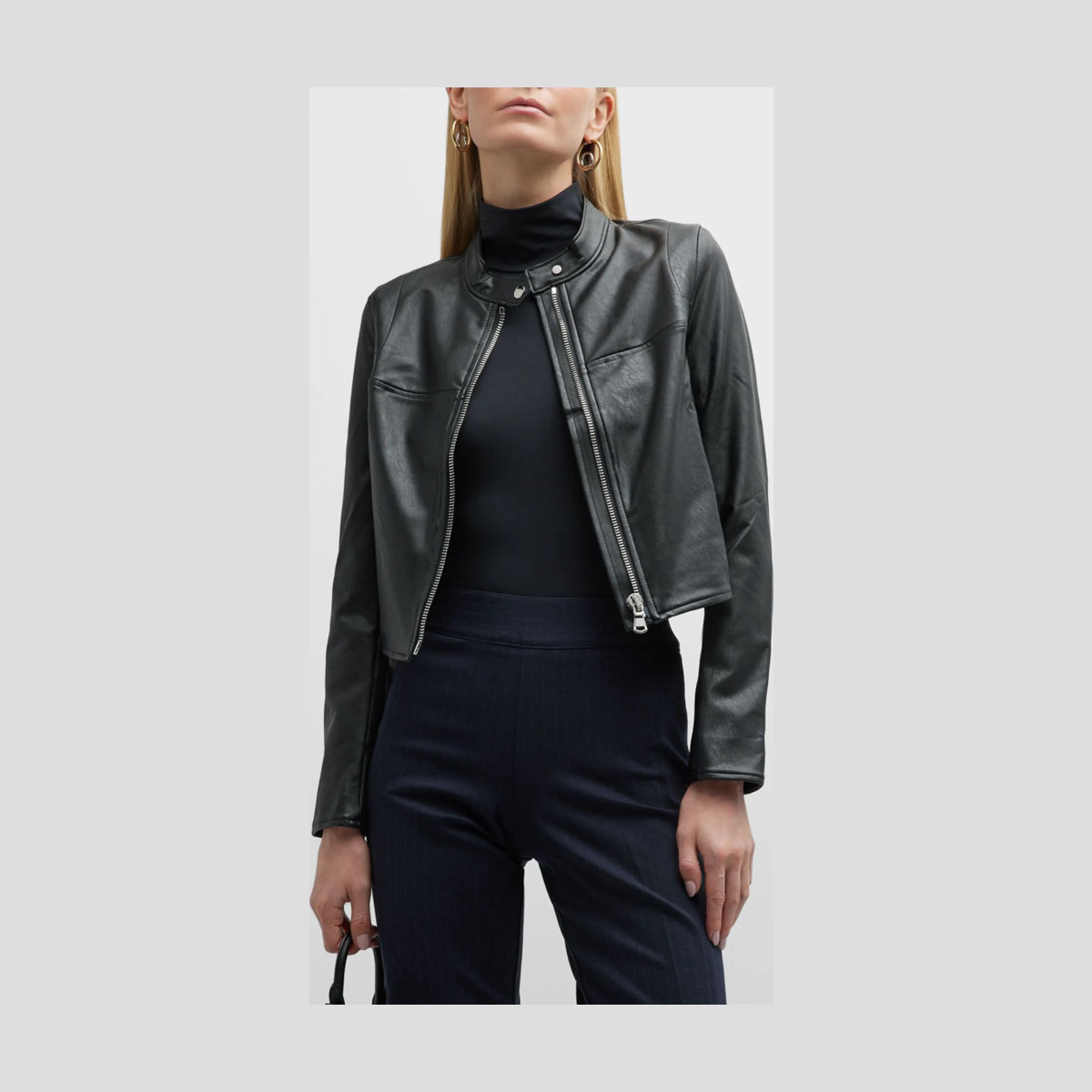 Spanx Leather-Like Moto Jacket