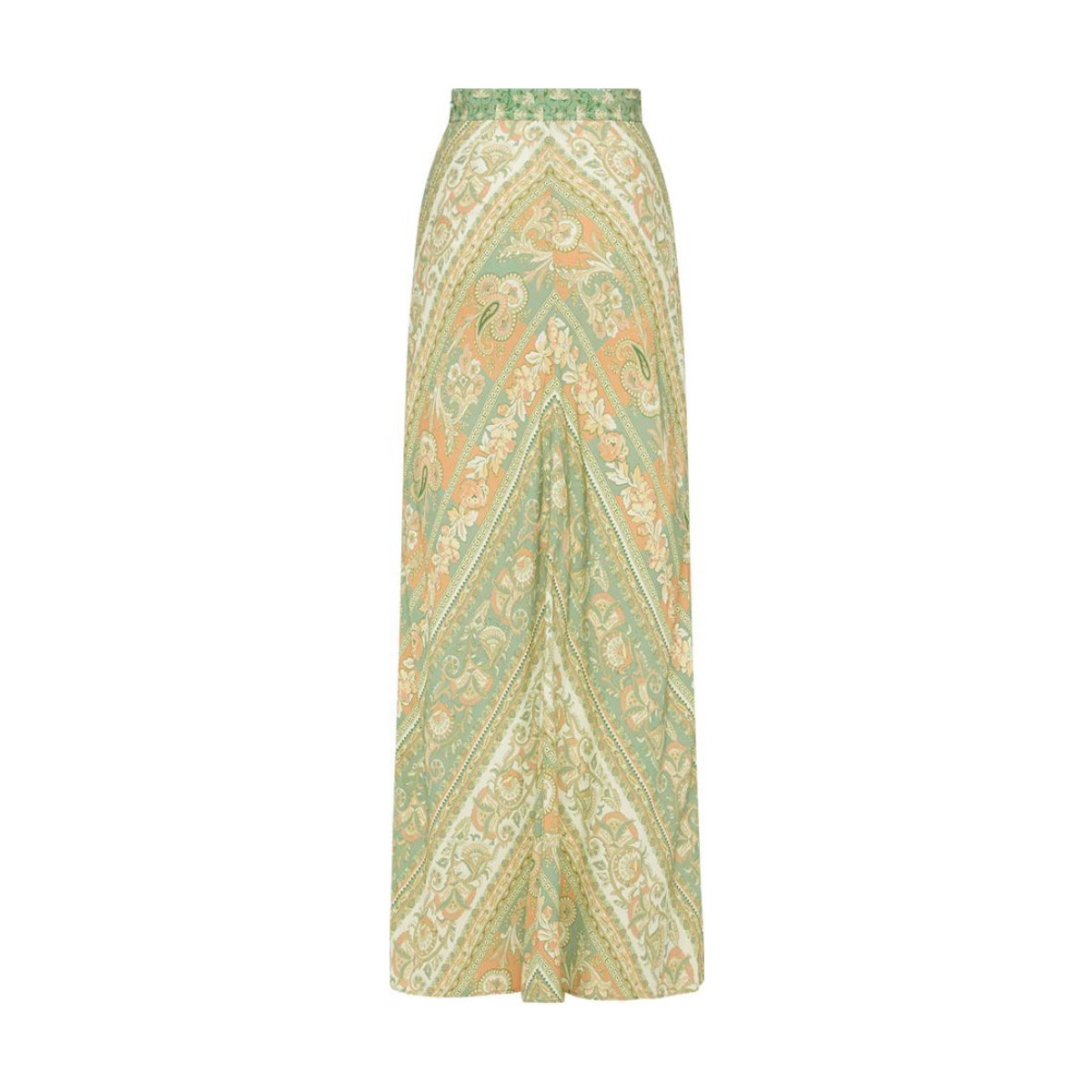 SPELL Madame Peacock Maxi Skirt