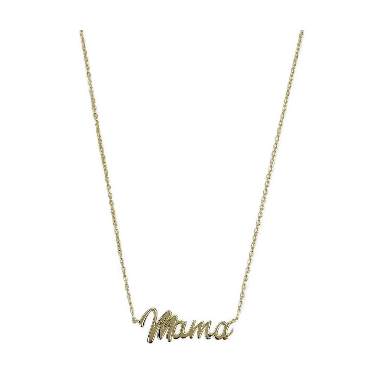 Spitfire Girl Mama Gold Necklace