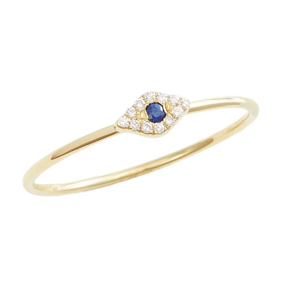 Spitfire Girl Protection Eye Blue Stone Ring