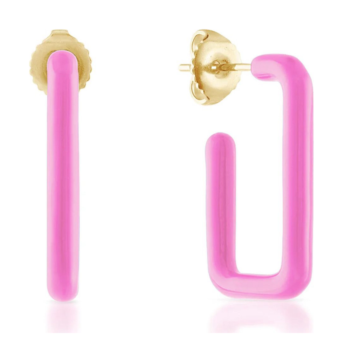 Stephanie Gottleib Enamel Box Hoop