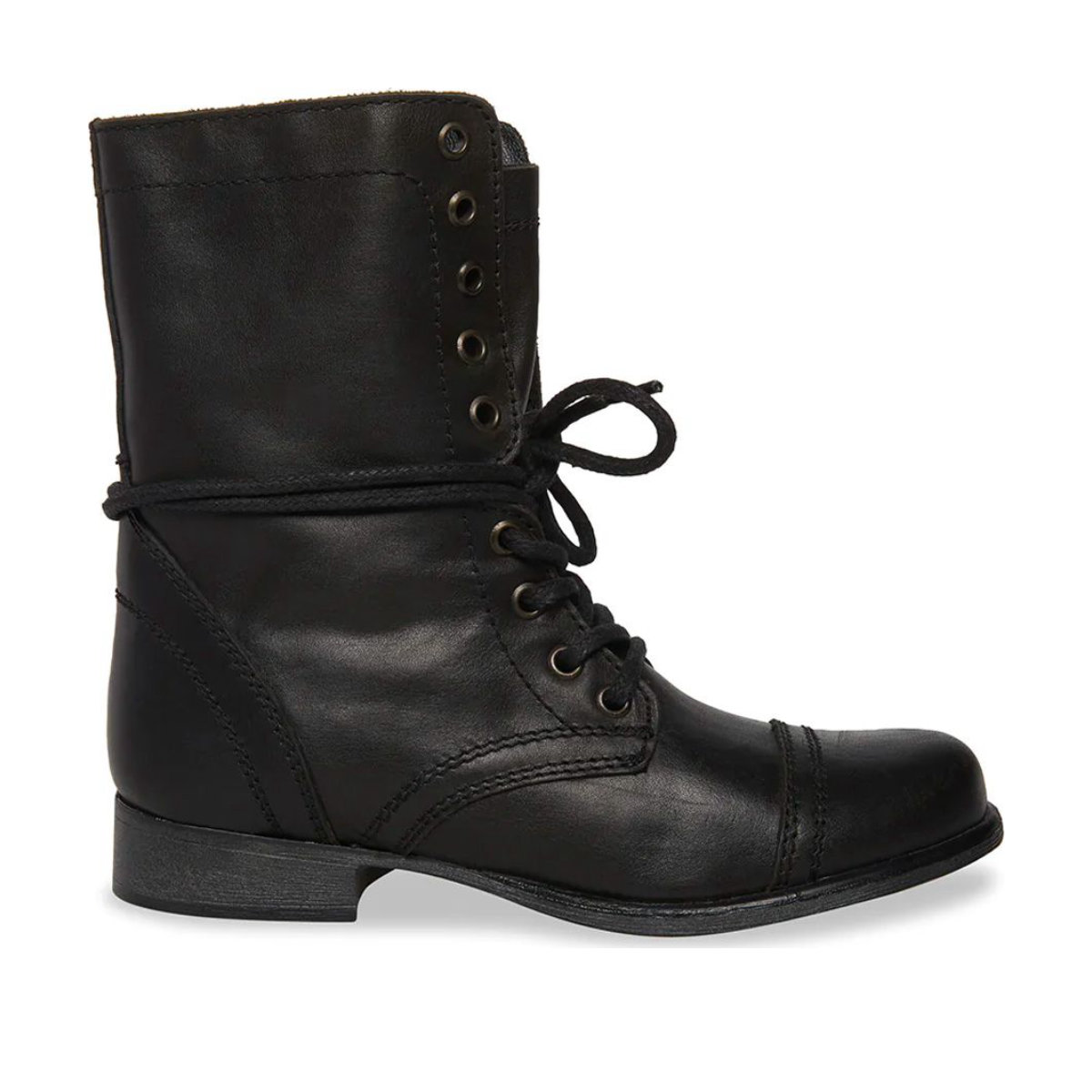 Steve Madden Troopa Leather Combat Boots