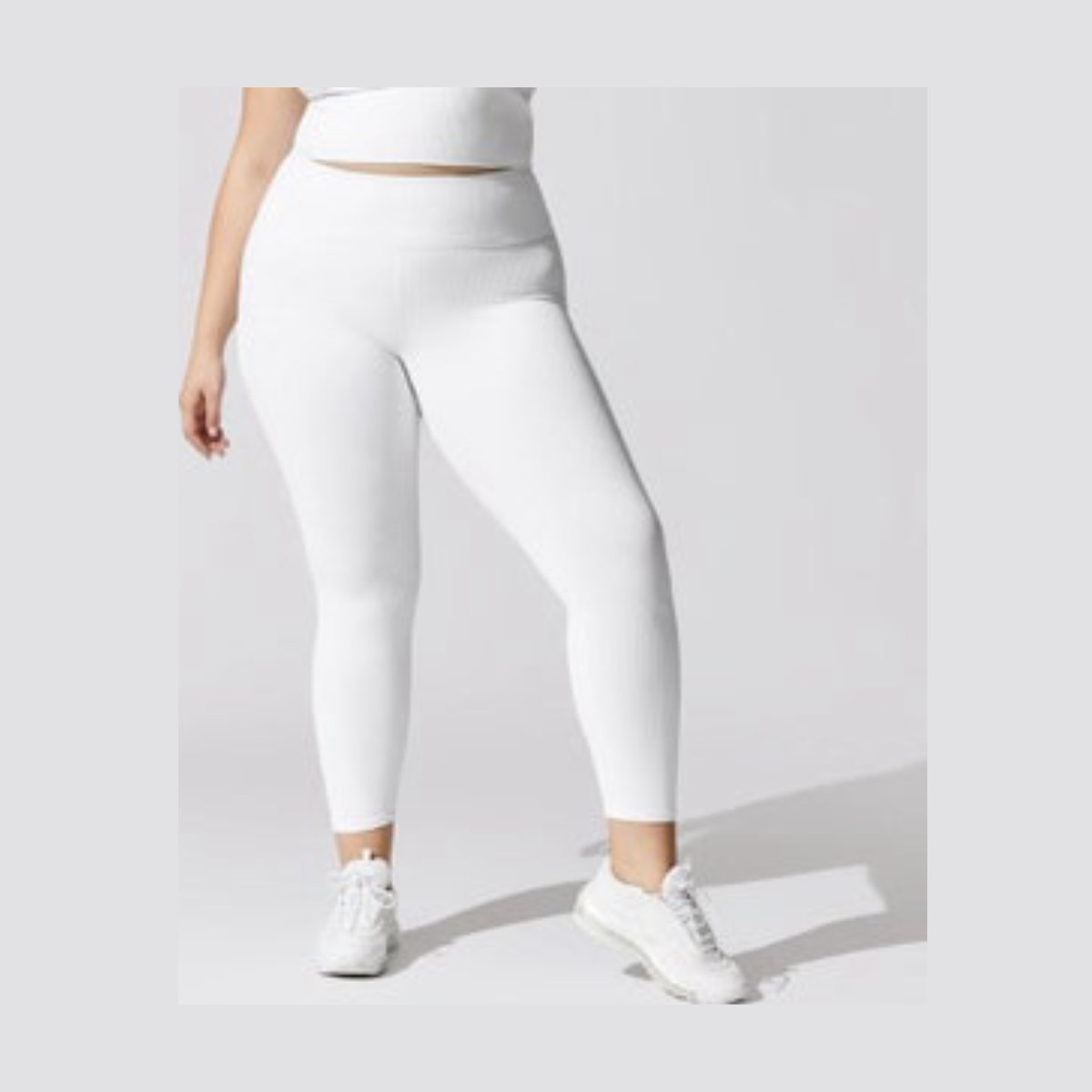 Carbon38 Ribbed Regular Rise 7/8 Legging