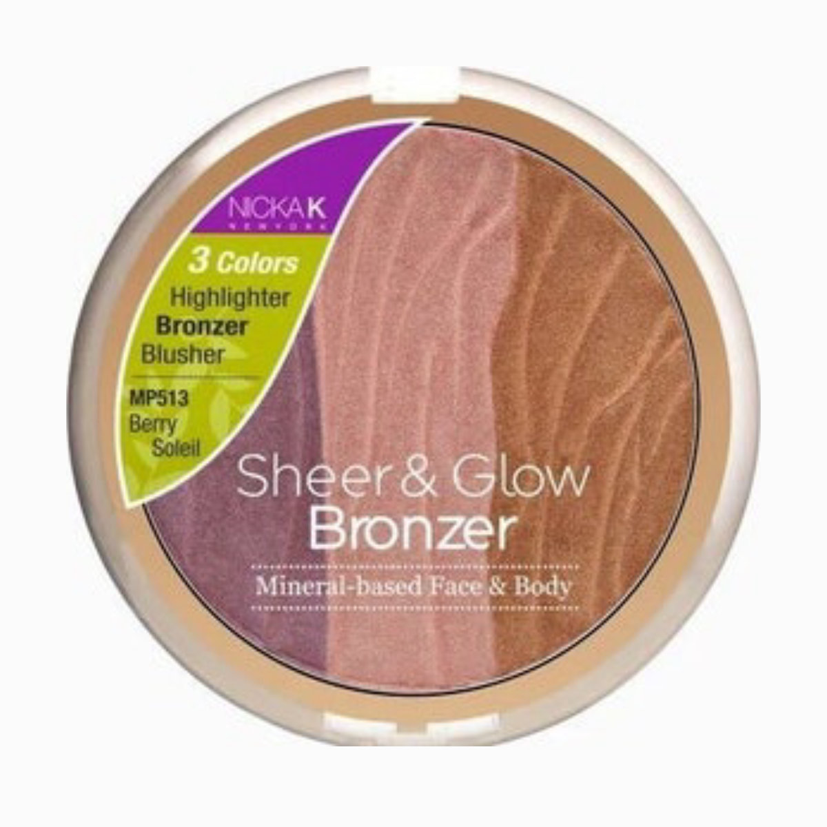 Nicka K Sheer & Glow Bronzer in Berry Soleil