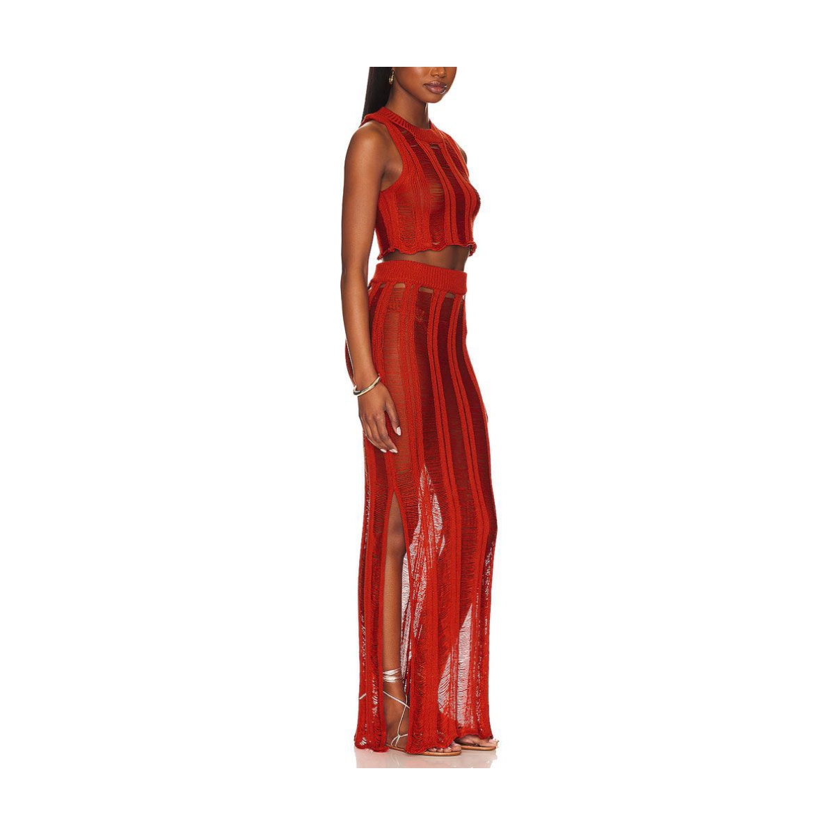 Superdown Tayla Maxi Skirt Set