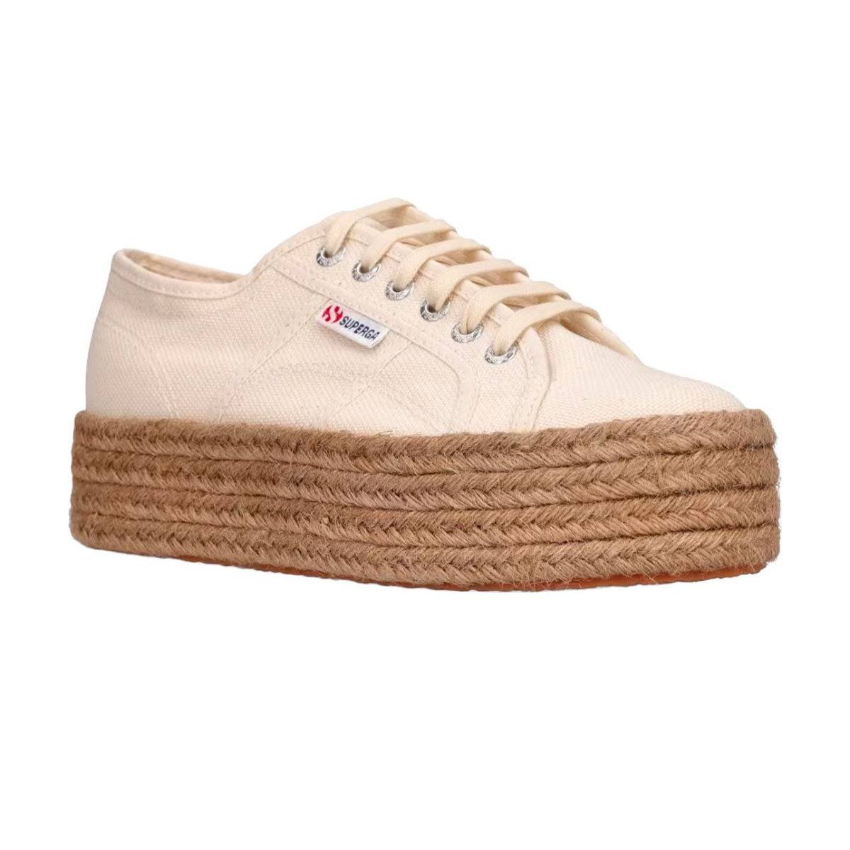 Superga 40mm Classic Rope Platform Sneakers