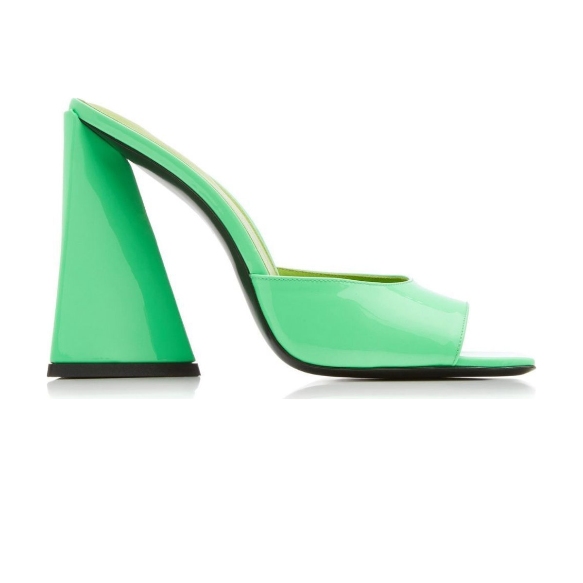 The Attico Devon Patent Leather Mules
