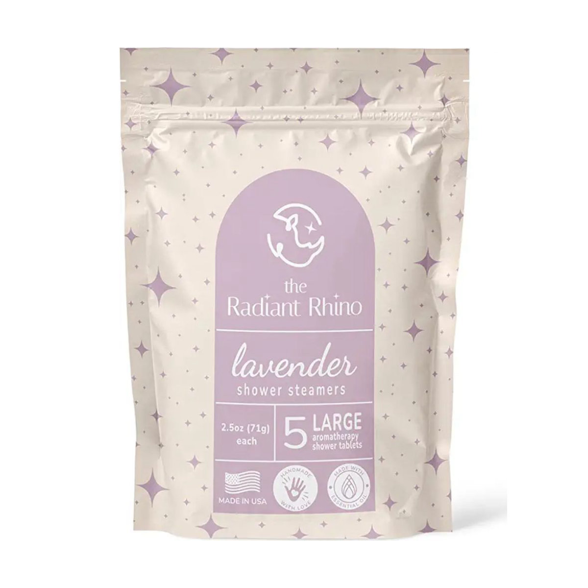 The Radiant Rhino Lavender Shower Steamers