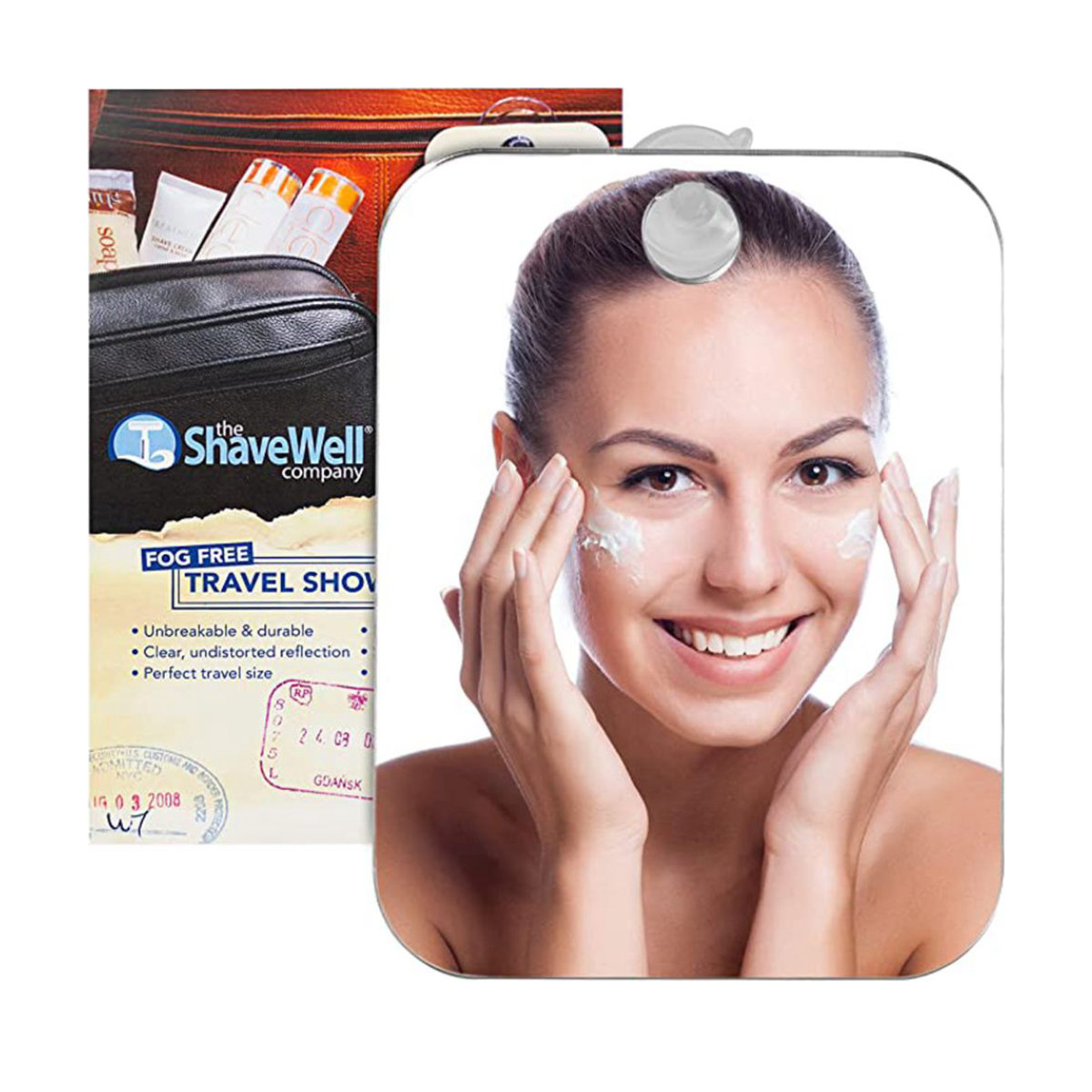 The Shave Well Company Fog-Free Travel Mirror