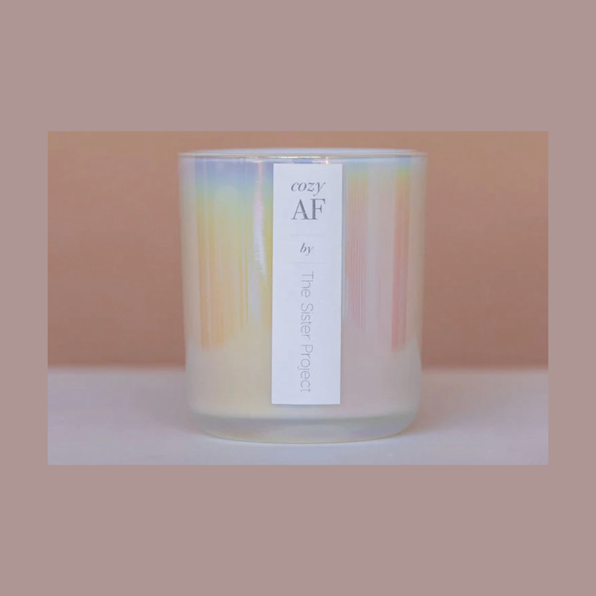 The Sister Project Cozy AF Candle