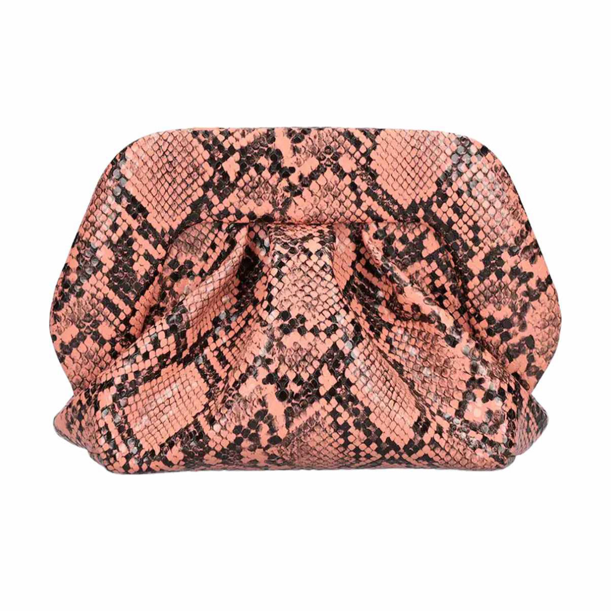 Themoirè Gea Snake Print Clutch