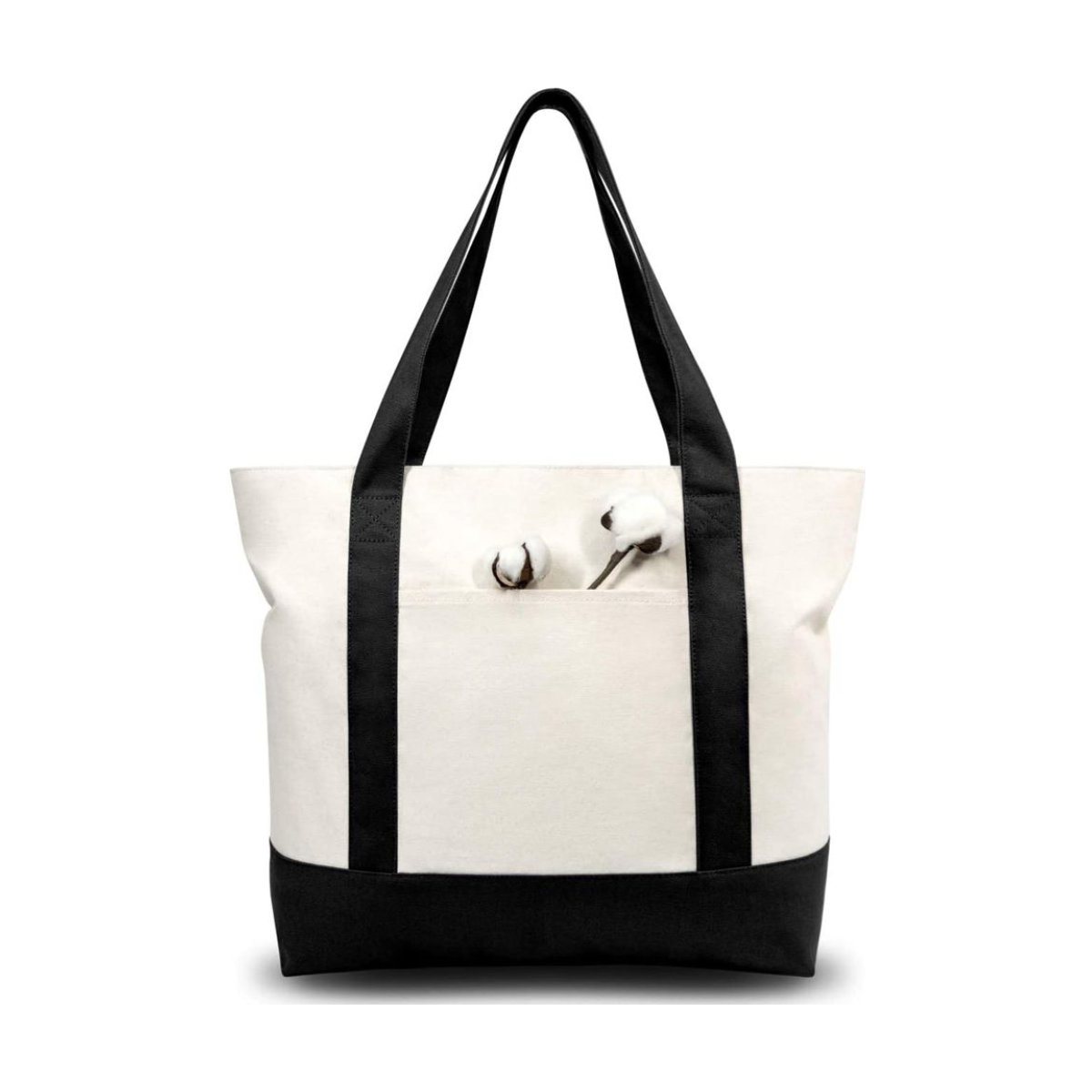 TOPDesign 3-Pack Stylish Canvas Tote Bag