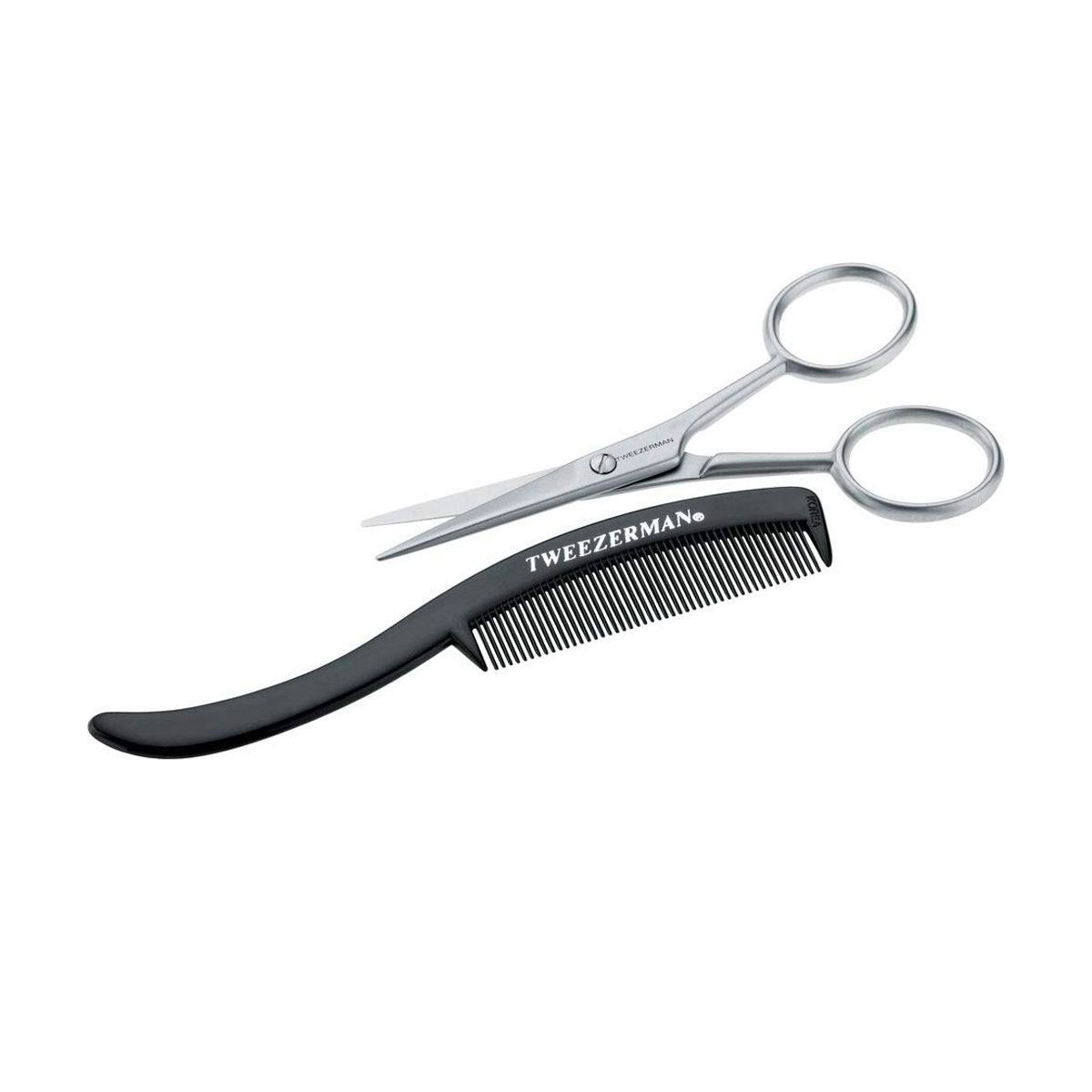Tweezerman G.E.A.R. Moustache Scissors and Comb Set