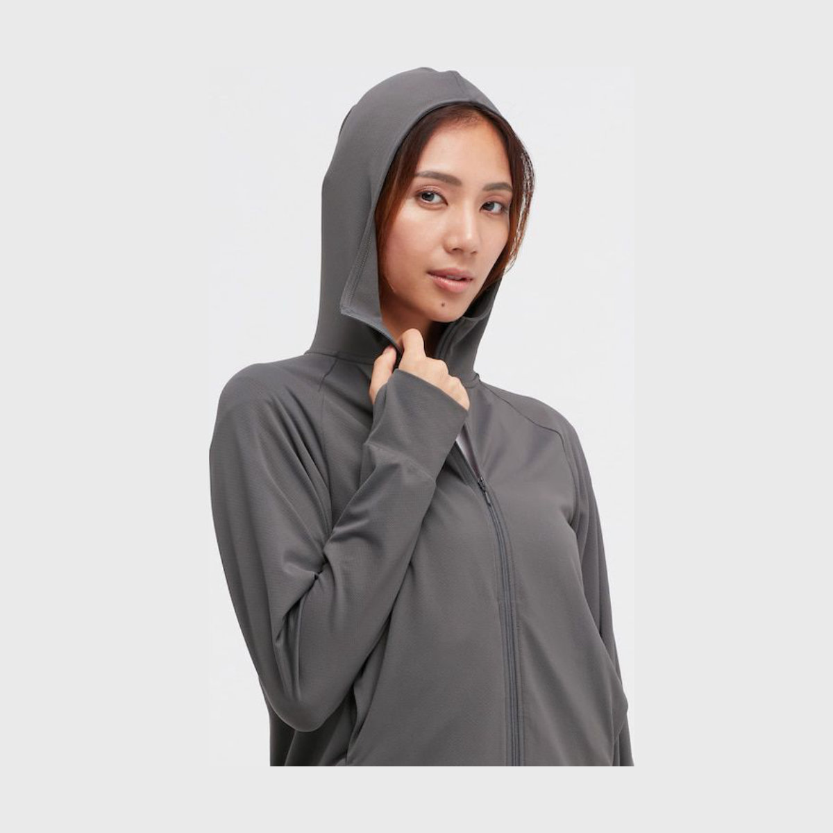 UNIQLO AIRism Mesh UV Protection Full-Zip Hoodie