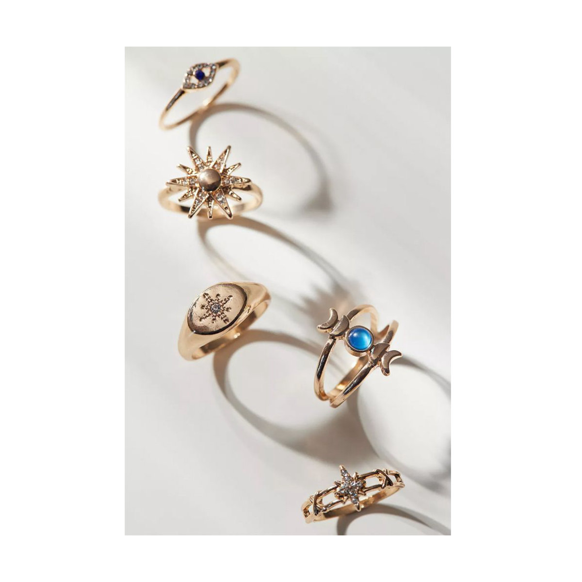 Urban Outfitters Atlas Ring Set