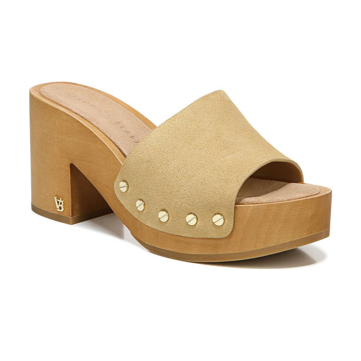 Veronica Beard Hannalee Suede Clog Sandal