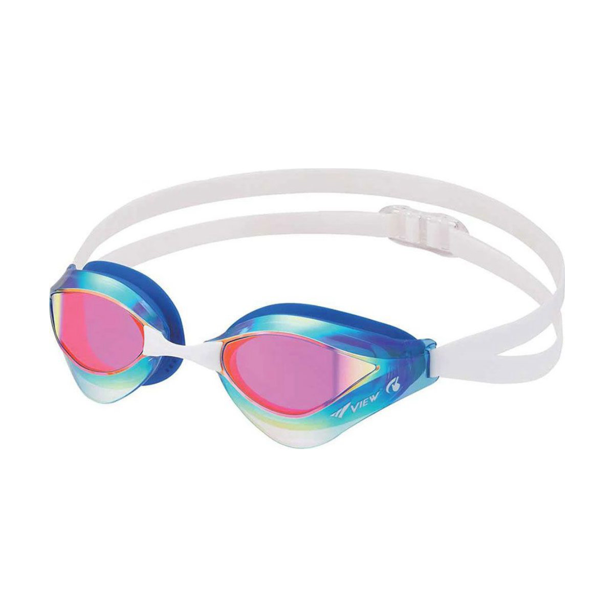 View Swim Blade Orca Mirrored Racing Swim Goggles