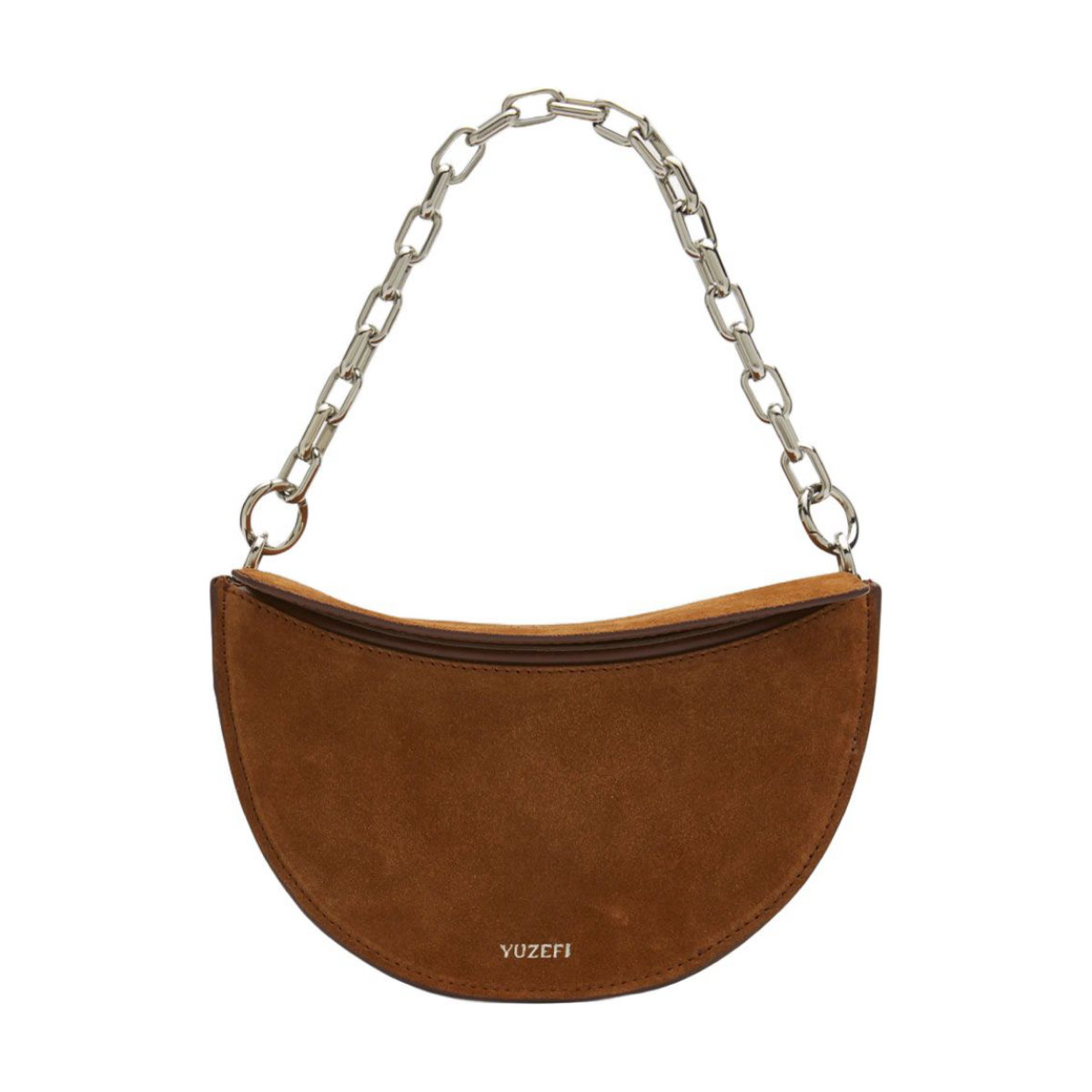 Yuzefi Doris Saddle Suede Shoulder Bag