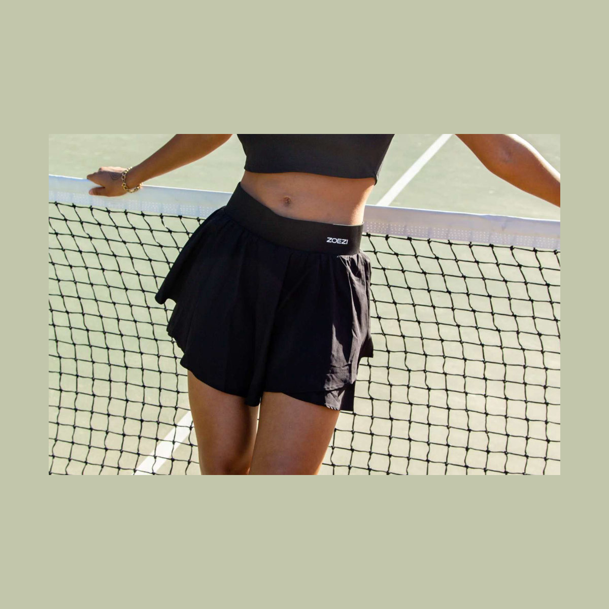 Zoezi Sport Shani High-Rise Tennis Skirt